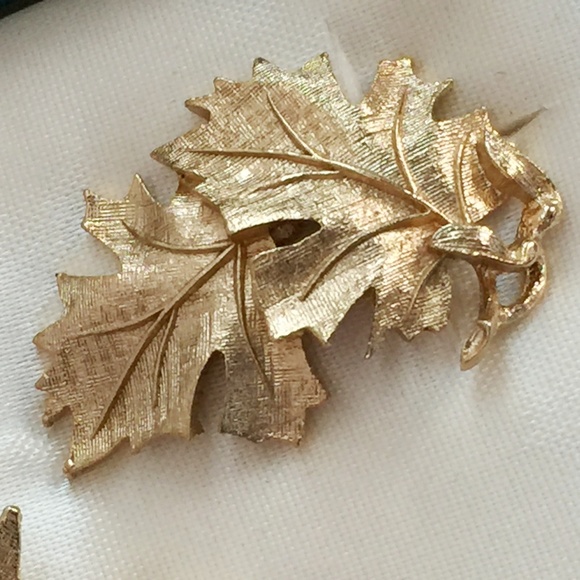 Lisner Maple Leaf Demi Parue In Original Box - Picture 5 of 8